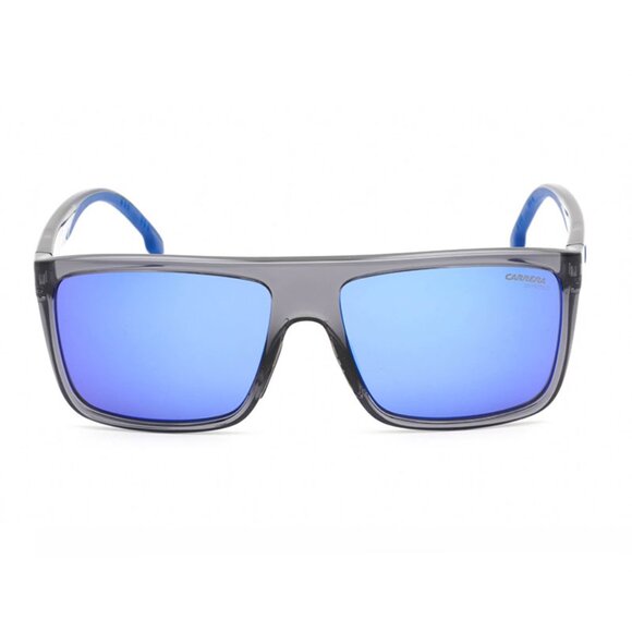NEW SQUARE CARRERA 8055/S 0KB7 Z0 MEN SUNGLASSES CARRERA GREY BLUE EYEWE… - Picture 2 of 3